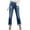 Blue, variant on Vedolay Women's Wide Leg Jeans Stretchy Straight Leg Raw Long Fashion Jeans Women Blue,S
