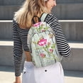 thumbnail image 7 of Balery Vintage Wood Background with Floral Vintage Canvas Backpack for Men and Women - Large Capacity, Durable Travel Laptop Bag for School, Work, Hiking, and Outdoor Activities, 7 of 7
