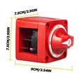 thumbnail image 2 of MYG 300A Dual Battery Selector Switch 4 Position 1 -2-Both-Off for Marine Boat Truck, 2 of 10