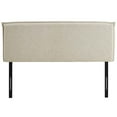 thumbnail image 3 of Camille Queen Upholstered Fabric Headboard - Beige, 3 of 4