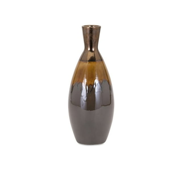 IMAX Corporation Murlin Small Ceramic Vase in Brown