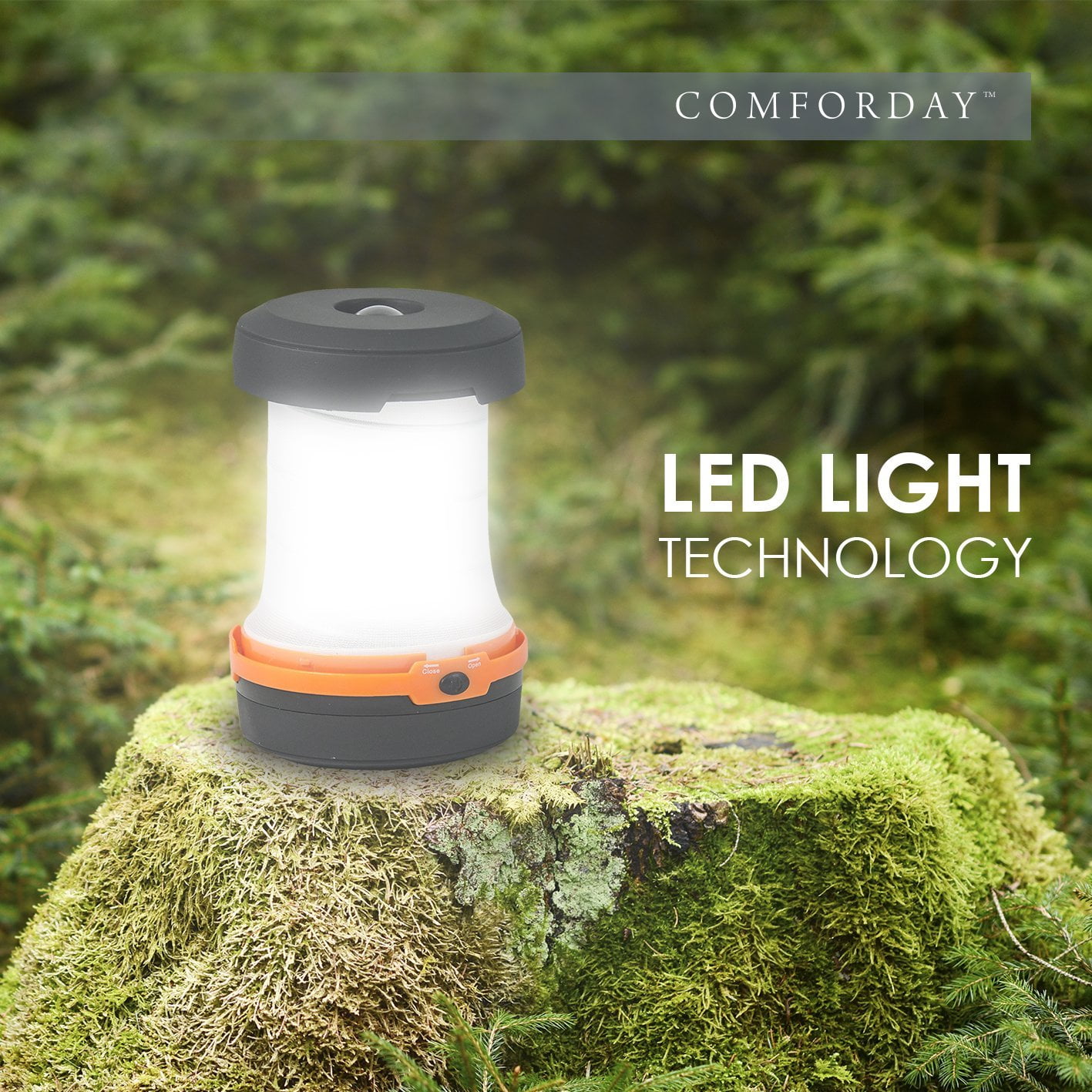 Portable LED Camping Lantern, Outdoor Flashlights Water Resistant Ultra Bright LED Lantern for