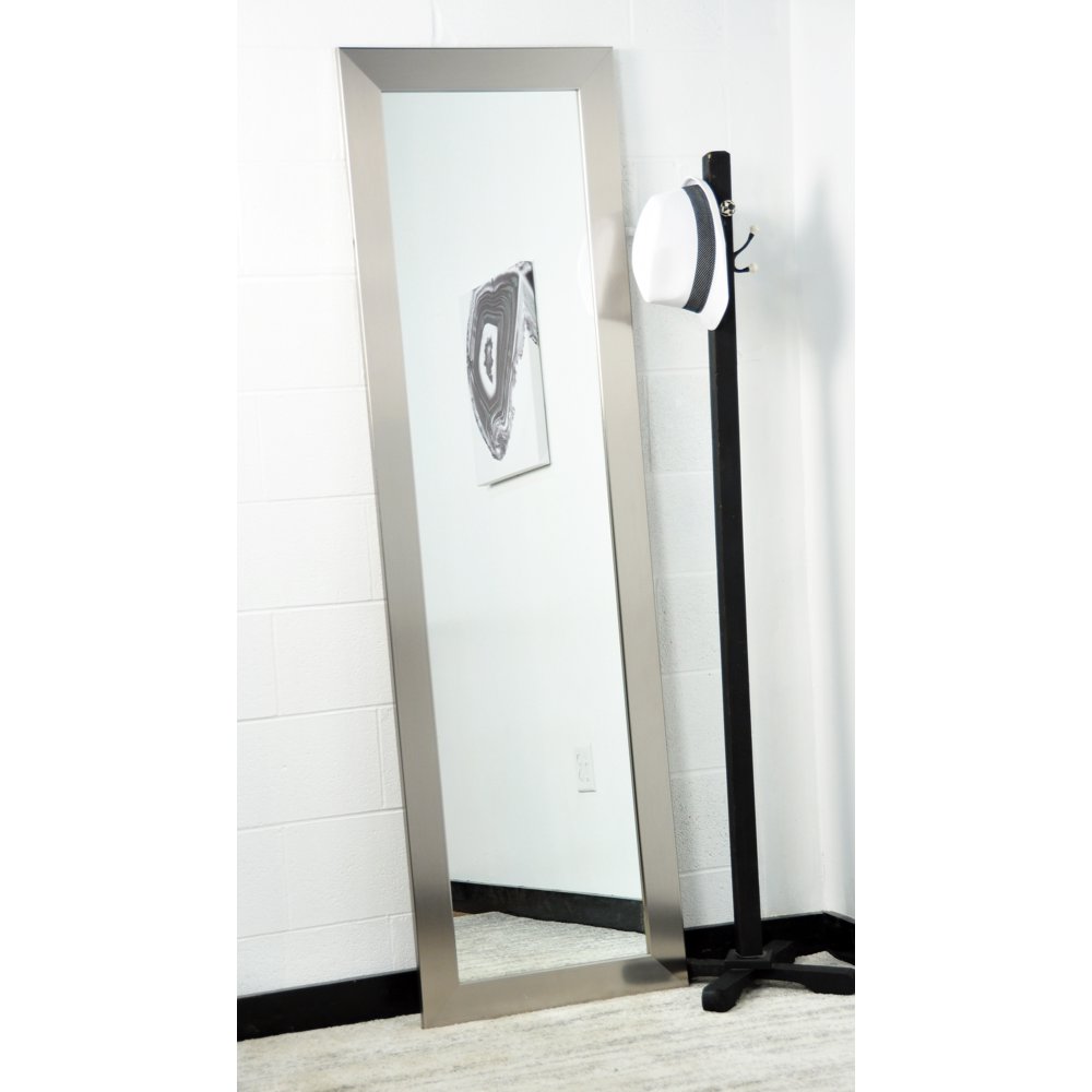 Modern Silver 21.5 in. x 71 in. Full Length Mirror