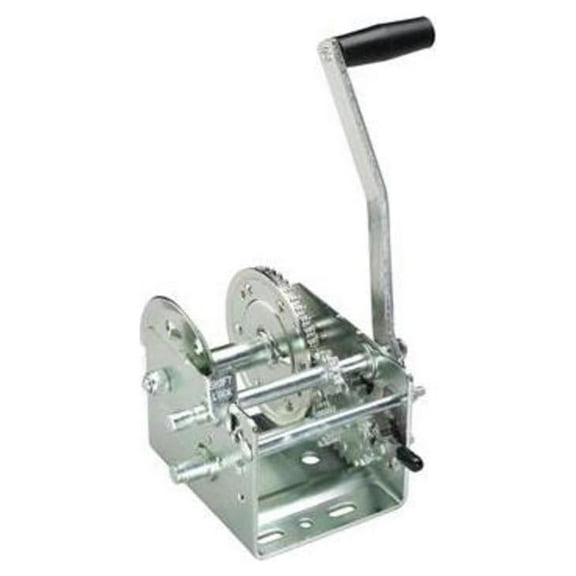 Cequent 142410 Two Speed Winch - 5.1:1 & 12.2:1 Gear Ratios, 2600lb.