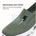 thumbnail image 4 of CHICVOMEY Comfort Air Cushion Sneakers for Women Lightweight Slip‑On Walking Shoes Fashion Versatile Sneakers Ideal for Daily Wear & Walking, 4 of 8
