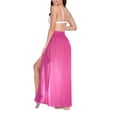 thumbnail image 3 of Women Sarong Wraps Gradient Deep Pink Swimsuit Beach Pareo Bikini Coverups Skirt L, 3 of 7