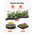thumbnail image 4 of VEVOR Galvanized Steel Landscape Edging, 40 ft x 12 in Metal Edging for Landscaping with Gloves, Easy-to-Install Bendable Metal Strips, Heavy Duty Metal Garden Edge Border for Flower Bed,Yard Pathway, 4 of 9