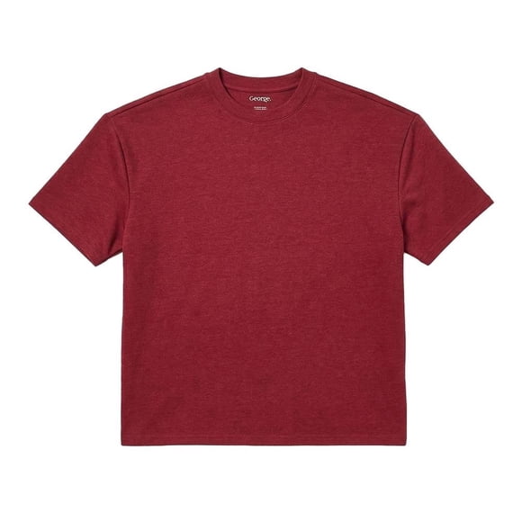 Playera George para Hombre Oversize Vino Talla M