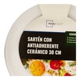 thumbnail image 4 of Sartén Mainstays de Acero con Antiadherente Cerámico 30 cm Blanco, 4 of 4