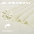 thumbnail image 5 of Jessy Home 4 Pack Oversized Bath Sheet Towels 700 GSM Ultra Soft Cream Bath Towel Set, 5 of 8