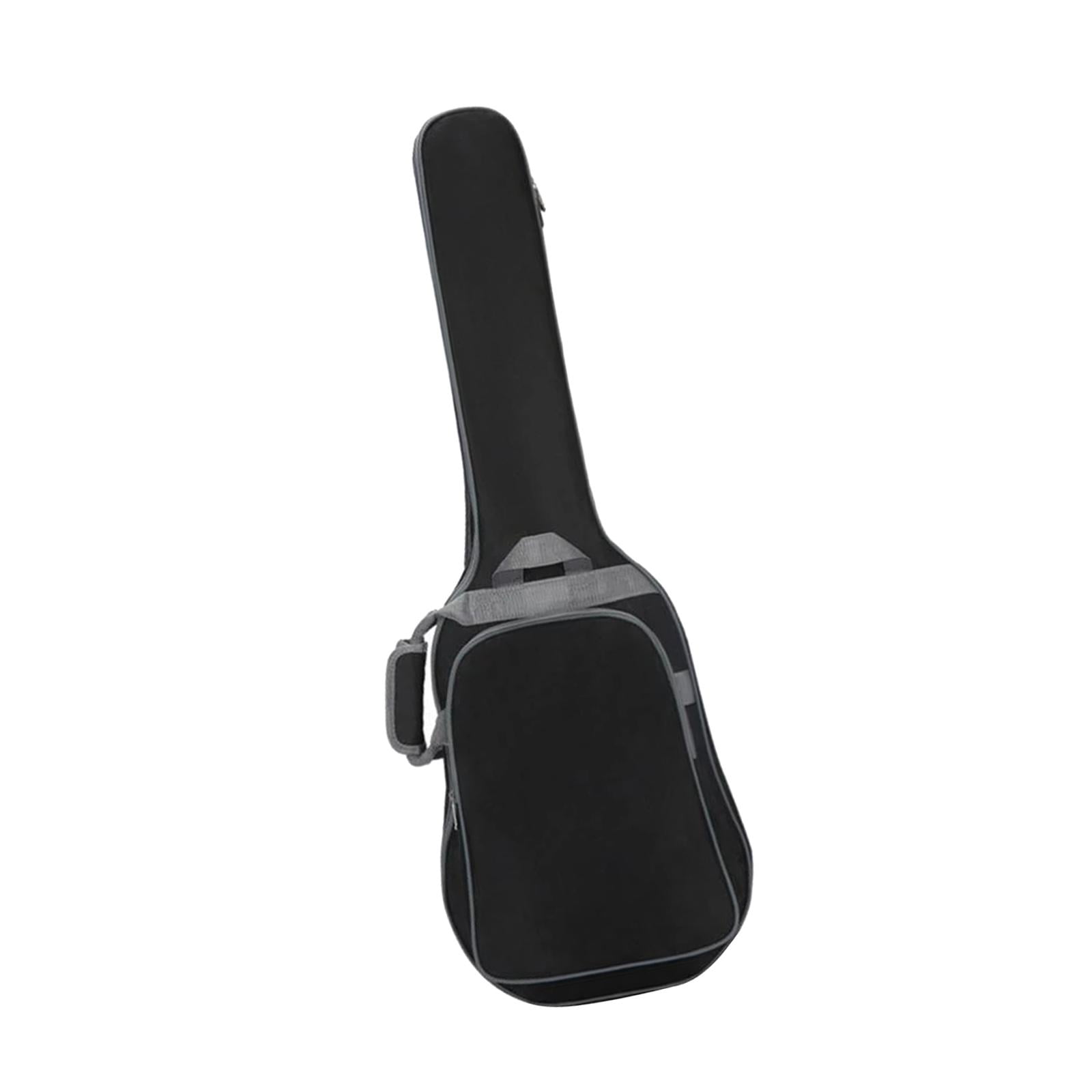 LeeQinersw Acoustic Guitar Bag Carry Case with Pockets Guitar Gig Bag Brass Case