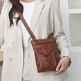thumbnail image 5 of RXIRUCGD Fashionable Retro Crossbody Shoulder Bag for Women - Soft PU Leather Small Purse with Mature European Style for Everyday Use, 5 of 6