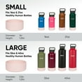 thumbnail image 3 of Healthy Human Protective Silicone Bumper Boots for Stein Bottles - Fits 16oz and 21oz Bottles. BPA Free Anti-Slip Bottom Silicone Sleeve Cover Boot, Pink, 3 of 7