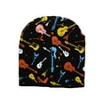 thumbnail image 2 of Guitars Cuffless Short Beanie - Black, 2 of 2