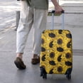 thumbnail image 3 of Yellow Sunflower Pattern Luggage Cover Fashion Suitcase Cover Baggage Covers Fit 25-28 Inch Luggage (Go Travel), 3 of 5