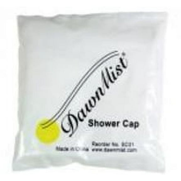 DawnMist Clear Shower Cap One Size Disposable SC01 200 per Box