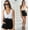 Black, variant on Women's High Waist Tie Belt Paper Bag Shorts Summer Hot Pants