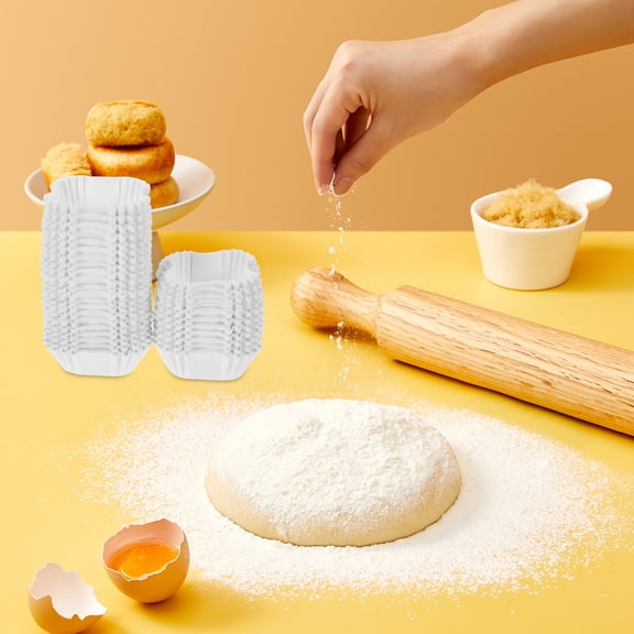 EXHUMKY 1000pcs Non-Stick Paper Baking Cups for Muffins, , & Party Treats, Cake Liners