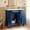Blue, variant on Harper & Bright Designs 36-inch Bathroom Vanity with Resin Sink, Modern Bathroom Cabinet in Blue, Featuring Two Soft Close Doors and Four Drawers, Blue