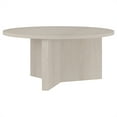 thumbnail image 5 of Evelyn&Zoe Anders 36" Wide Round Coffee Table, Alder White, 5 of 9