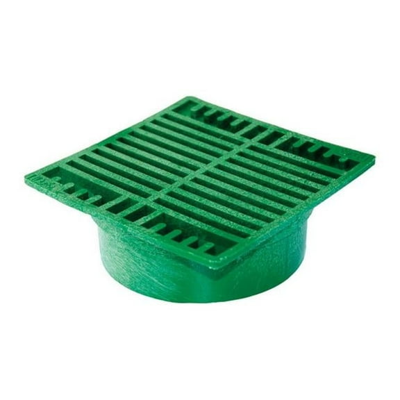 NDS 772 7 in. Green Square Heavy Duty Drain Grate
