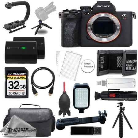 Sony a7R V Mirrorless Camera (Body) + 32GB + Extra Battery+ LED Flash- ULTIMATE Kit