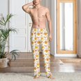 thumbnail image 2 of Hirioo bunny in Easter eggs for Men's PJ Pajama Pants Sleep Pants Men's Home Trousers with Pockets,S-3XL-3X-Large, 2 of 6