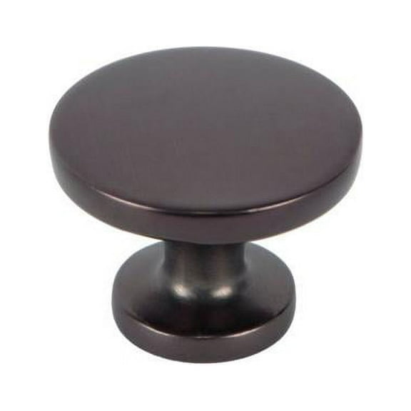 Utopia Alley Emme Cabinet Ring Pull Knob - Decorative Cabinet Drop Pull Knobs for Cabinets and Drawers - Vintage Cabinet Hardware with Hand Finished Oil Rubbed Bronze - Metal Drawer Pull Knobs 1.14"