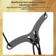 thumbnail image 5 of Saxofón Hombro Correa para el Cuello Saxofón Ajustable Doble Correa para el Hombro Arnés Saxofón Instrumentos Musicales Accesorios Negro, 5 of 5