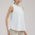 thumbnail image 5 of Otvok Womens New Casual Solid Color Sleeveless Loose Outside Wearing Smock Top, 5 of 6