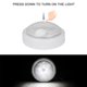 thumbnail image 3 of Closet Light Universal Blanco Night-Lights Linternas Battery Powered LED Camping Lights Control remoto para el sótano de garaje 1 Conjunto Vogacara HA060218-00, 3 of 7