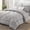 A6-French Grey, variant on Queen Size Comforter Set Emerald Green Bed in a Bag,7 Pieces Luxury Soft All Seasons Bedding Set,with Comforter Sheets Pillowcases Shams