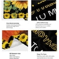 thumbnail image 4 of LHSHID to My Mom Blanket from Daughter Mom Gifts for Mother's Day Birthday Flannel Fleece Lightweight Soft Warm Throw Blankets for Home Office Sofa Gifts Sunflower Blanket 60"x80", 4 of 7
