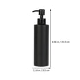 thumbnail image 2 of 1pc Creative Shampoo Bottle Cosmetics Container Travel Refillable Bottle (Black), 2 of 8