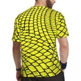 thumbnail image 3 of T Shirt For Men Geometric Art Running T-Shirt Beach Yellow Brick Road Print Aesthetic T-Shirts Fashi, 3 of 7