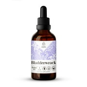 Bladderwrack Extract, Natural Herbal Supplement for Thyroid Function Support, Bladderwrack (Fucus vesiculosus) Dried Plant Tincture, Alcohol-Free, Drops 4 oz