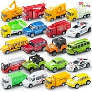 Die Cast Pull Back Cars, Metal Toy Cars, Car Toys Bulk, Vehicle Set for Toddlers, Kids Party Favors, Cake Toppers, Easter Stocking Stuffers, Race Cars Toys for Boys, Gift Car Set