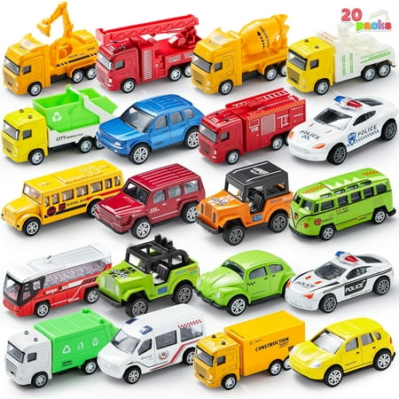Die Cast Pull Back Cars, Metal Toy Cars, Car Toys Bulk, Vehicle Set for Toddlers, Kids Party Favors, Cake Toppers, Easter Stocking Stuffers, Race Cars Toys for Boys, Gift Car Set