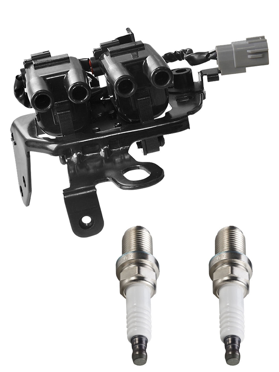 ISA Brand Ignition Coil and Spark Plug Compatible with 20052007 Kia
