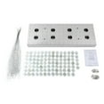 thumbnail image 6 of Modern Rectangular Wave Raindrop Crystal Chandelier Dining Room Pendant Light, 6 of 7