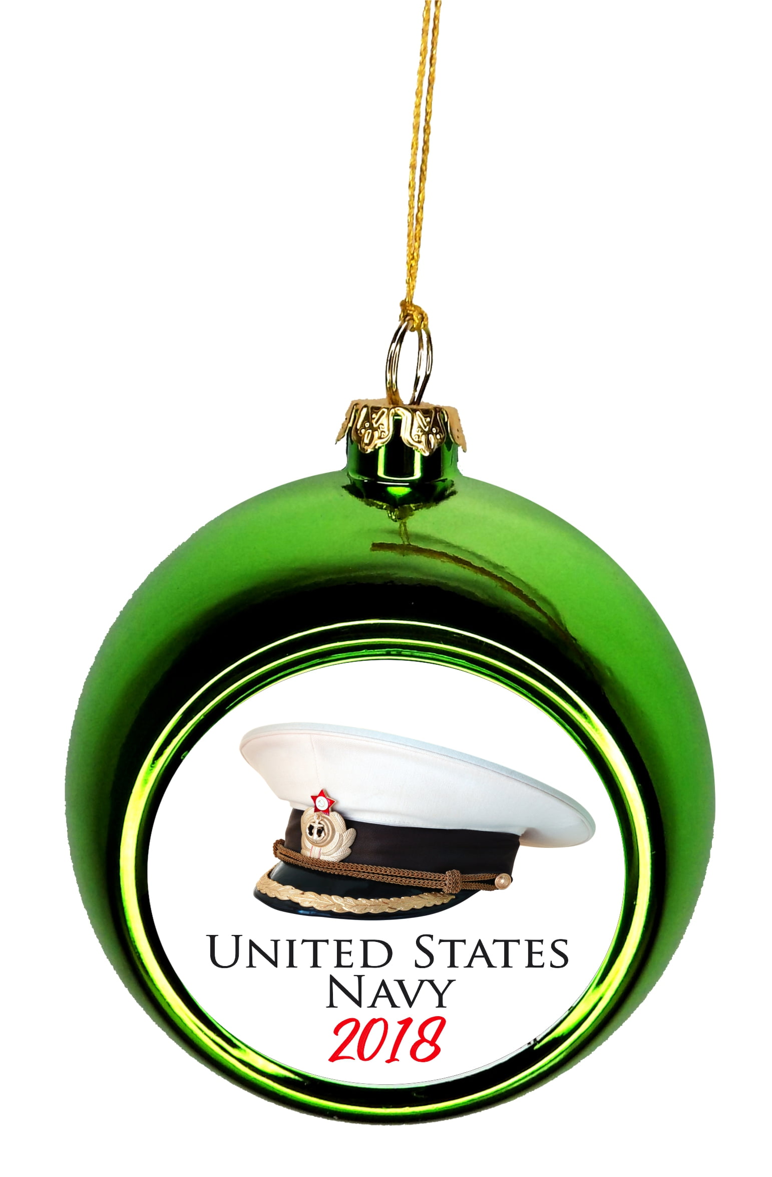 U S Navy United States Navy Sailor Hat 2018 Bauble Christmas