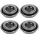 thumbnail image 1 of 4 rodamientos de repuesto para vástago de horquilla de silla de ruedas Para soporte de rueda delantera Mejoran la maniobrabilidad y la estabilidad Ideales para usuarios de sillas de ruedas Plateados, 1 of 7
