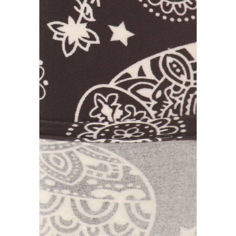 Plus Size Elephant Print Full Length Leggings In A Slim Fitting