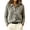 Gray, variant on Tqcoqu Women's Solid Collared Button Front Knit Cardigan,Long Sleeve Loose Lightweight Sweater Jacket For Fall Winter Casual Office,Black Women's S-XXL