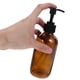 thumbnail image 2 of FELTECHELECTR Botellas vacías de vidrio de 250 ml para loción, emulsión, champú, gel de ducha, bomba, portátil, de viaje, para uso doméstico y hotelero (marrón claro), 4 unidades., 2 of 6