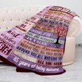thumbnail image 2 of LHSHID 85th Birthday Gifts for Women Blanket 85th Birthday Gifts Gifts for 85 Year Old Women Her Sister Soft Cozy Throw Blanket 60"x80", 2 of 7