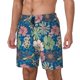 thumbnail image 1 of Balery Colorful Flowers Bañador para hombre, shorts de playa de secado rápido con entrepierna y forro de compresión-Large, 1 of 6