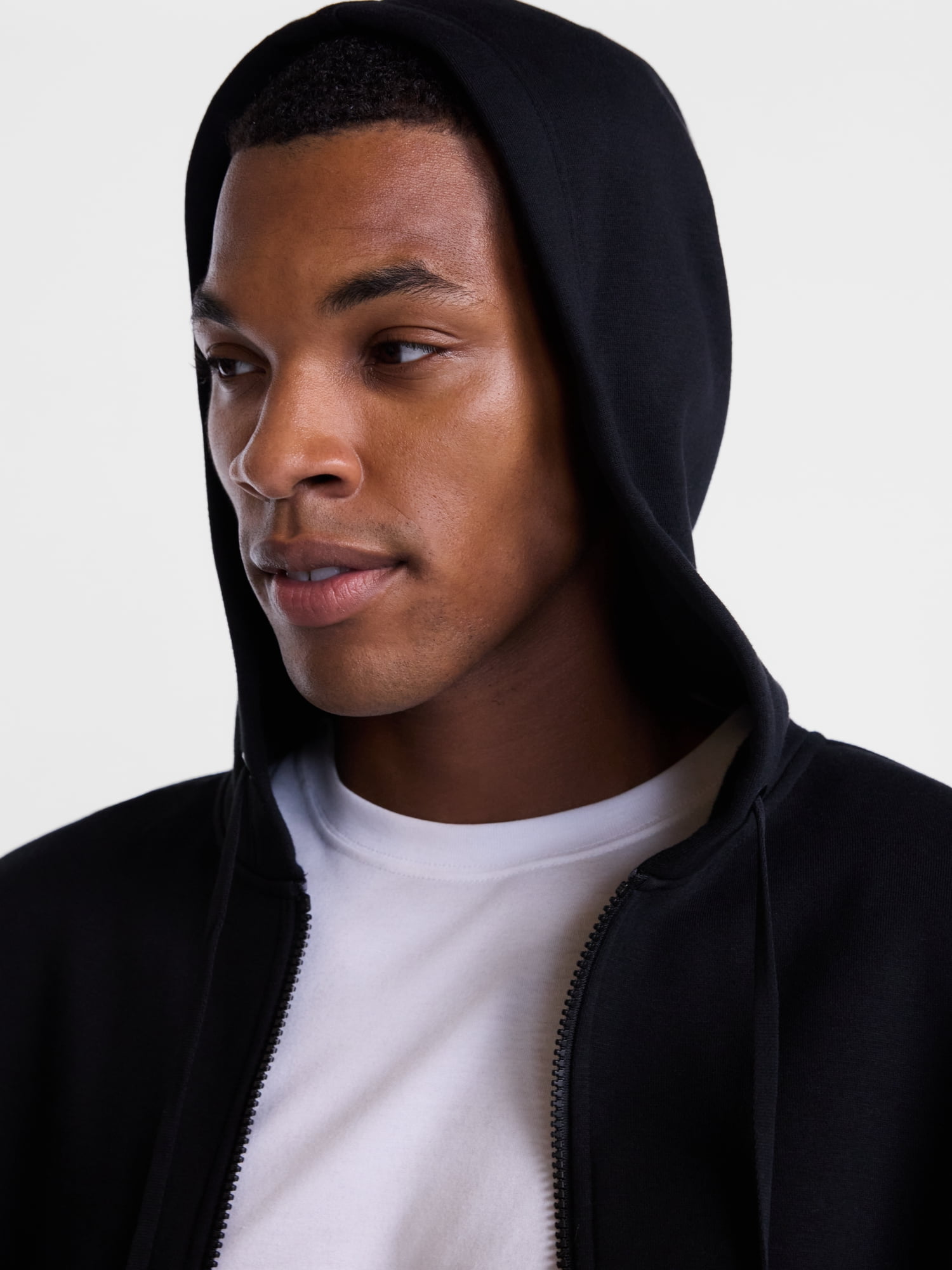 Athletic Works Men's and Big Men's Zip Up Fleece Hoodie Sweatshirt, Sizes S-5XLT