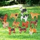 thumbnail image 5 of 12 Unids Figuras de Perros Animales Estatuas en Miniatura Juguete Educativo Temprano Juegan Juguetes Perro Figuras de Animales para la Decoració Sunnimix Figuras de simulación, 5 of 8