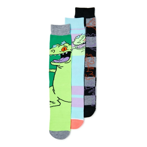 Nick 90s Men's Rugrats Socks, 3Pack